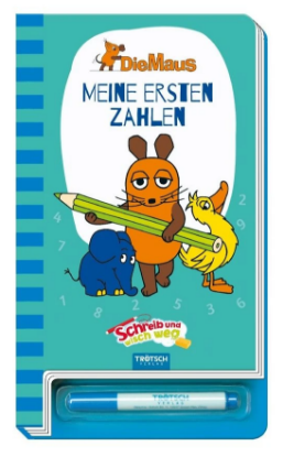 Bild von Schreib & Wisch-weg Buch - Die Maus - Meine ersten Zahlen